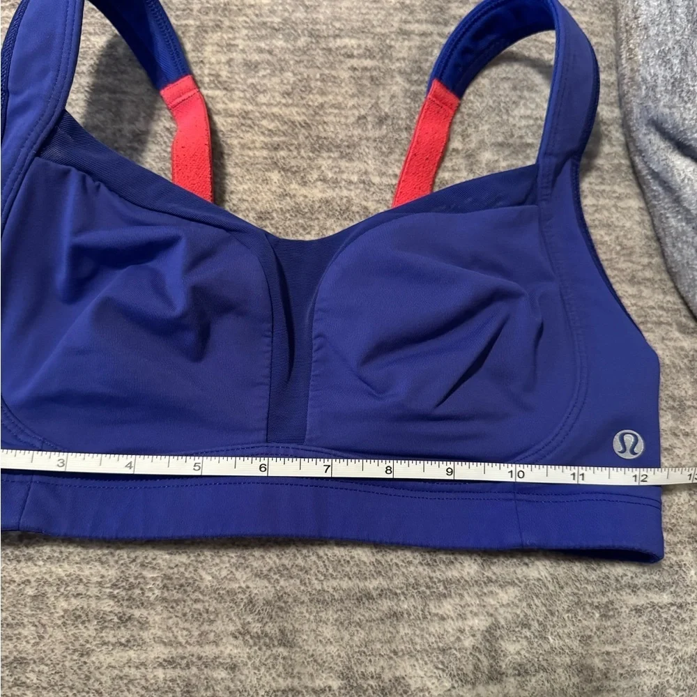 Purple Lululemon Sports Bra with Pink Accents - Picture 4 of 5